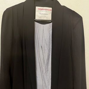 Cartonnier Black womens lightweight blazer / professional jacket
